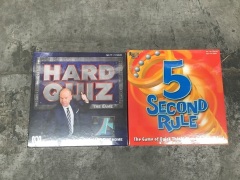 Hard Quiz and 5 Second Rule Board Game Pack - 2