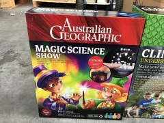 DNL Australian Geographic Magic Science Show and Climate Change Set - 3