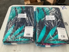 2 x Bambury Printed Beach Towel & Tote Pack - Bahamas - 2