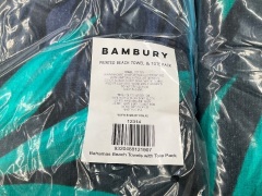 2 x Bambury Printed Beach Towel & Tote Pack - Bahamas - 3
