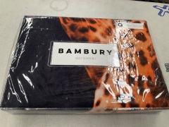 Bambury Quilt Cover Set - Queen - Flaming Leopard - 2