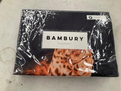 Bambury Quilt Cover Set - Queen - Flaming Leopard - 2
