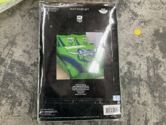 Canberra Raiders Quilt Cover Set - King - 4