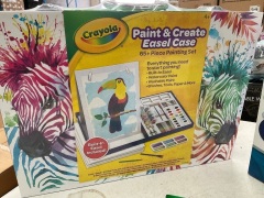 Crayola Pack - Paint & Create Easel Case, Paper Maker and Gigantic Colouring Book - 3