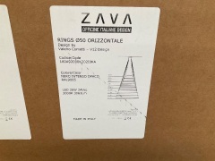Zava Orizzontale Suspension LED Lighting Rings - White (Reserve Met) - 4
