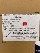 A Qty of Sampling systems Steriware Powder Spatulas - 2