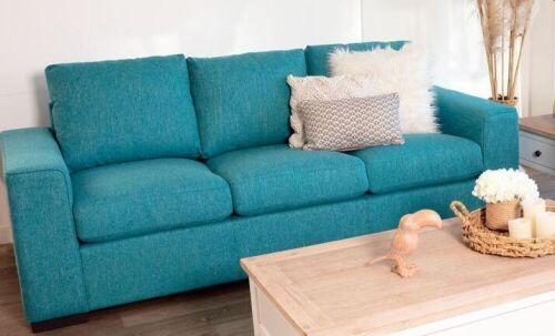 Dixie Cummings Marley 3 Seater Sofa - Turquoise