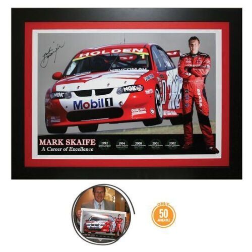 Mark Skaife Signed 'Career Of Excellence' Print