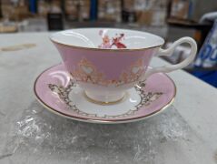 English Ladies Sleeping Beauty Cup and Saucer Set - 2