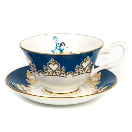 English Ladies Snow White Cup and Saucer Set