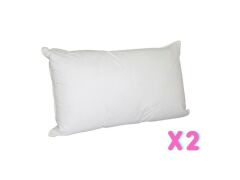 2 x Odyssey Living Microlush Pillows 1200 gms - 2
