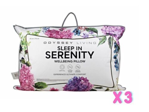 3 x Odyssey Living Sleep In Serenity Well-being Pillow