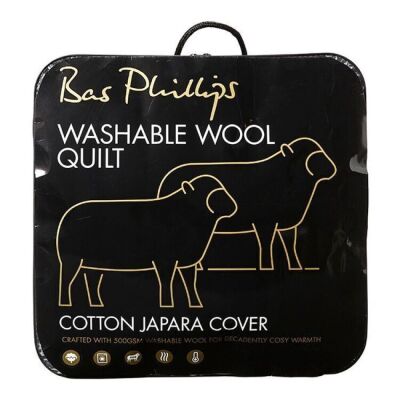 Bas Phillips Washable Wool Quilt 500 GSM - Queen