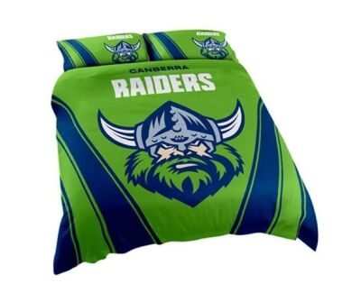 Canberra Raiders Quilt Cover Set - King