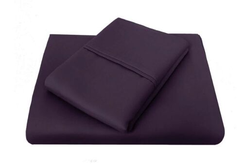 Bambury 1000 Thread Cotton Sheet Set - Single - Purple