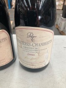 Domaine Rossignol-Trapet Latricieres- Chambertin Grand Cru Burgundy 2001 Wine (2 x 750ml) - Label damaged - 3