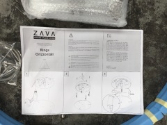 Zava Orizzontale Suspension LED Lighting Rings - Jet Black (Reserve Met) - 15