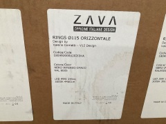 Zava Orizzontale Suspension LED Lighting Rings - White (Reserve Met) - 6