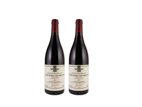 Domaine Rossignol-Trapet Latricieres- Chambertin Grand Cru Burgundy 2001 Wine (2 x 750ml) - Label damaged