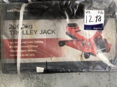 2x 2000KG Trolley Jack - 2