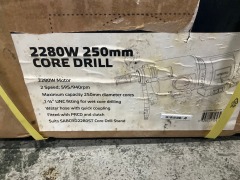 2280W 250mm Core Drill - 2