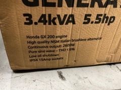 3.4kVA 5.5hp Generator with Honda Engine - 6
