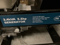 3.4kVA Generator with Honda Engine - 6