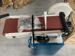 550W Belt and Disc Sander with Stand - 5