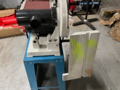 550W Belt and Disc Sander with Stand - 6