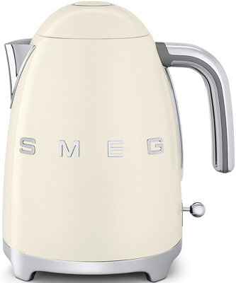 Smeg 50s Retro Style Aesthetic Electric Kettle Cream KLF03CRAU