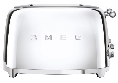 Smeg 50s Retro Style 4 Slice Toaster Chrome TSF03SSAU