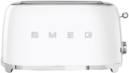 Smeg 50s Retro Style 4 Slice Toaster White TSF02WHAU