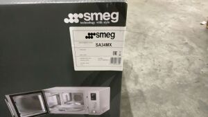 Smeg 34L 1000W Microwave SA34MX - 5