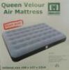Mannagum Queen Velour Air Mattress - Inflated size 198 x 147 x 23cm - Brand New in Box - Heavy Duty