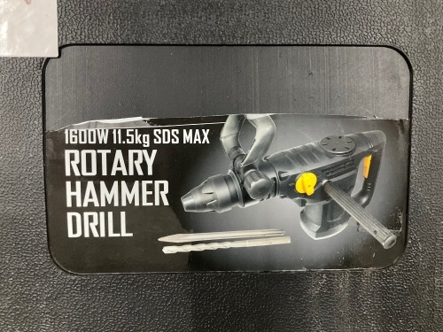 11.5kg 1600W SDS Max Rotary Hammer Drill