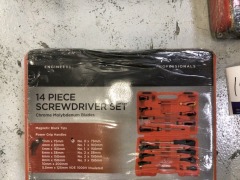 3x Screwdriver Set 14 Piece - 2