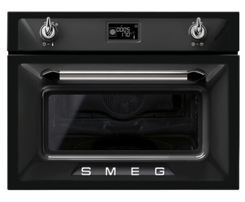 Smeg 45cm Victoria Aesthetic Built-In Microwave Oven SFA4920MCN1