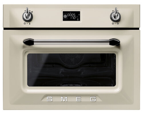 Smeg 45cm Victoria Aesthetic Compact Electric Built-In Combi-Steam Oven SFA4920VCP