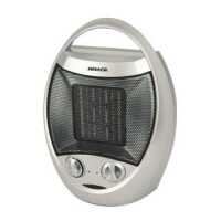 Heller Ceramic Fan Heater Upright 2 Heat Settings 1500W HCFH1577A
