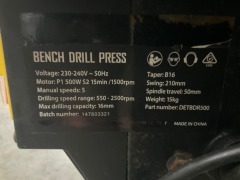 200mm 500w Bench Drill Press - 13