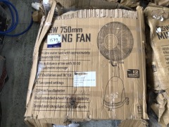 4x 750mm Misting Fan DFM75 parts only - 2