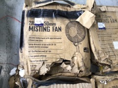 4x 750mm Misting Fan DFM75 parts only - 4
