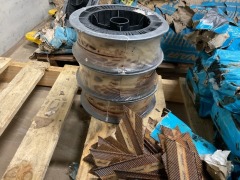 Pallet of Mixed Framing Nails and Welding Wire - 4