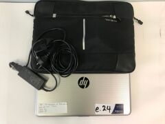 Hewlett Packard Notebook Computer, Model: 14-an025AU, Serial No: 5CG70630DX, 14" display - 2