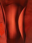 Louis Vuitton Red Leather and Monogram Canvas Retiro NM M50057 Bag - 4
