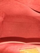 Louis Vuitton Red Leather and Monogram Canvas Retiro NM M50057 Bag - 5