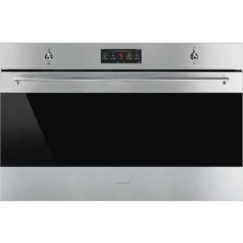 Smeg 90cm Classic Thermoseal Pyrolytic Built-In Oven SFPA9305SPX