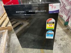 Smeg 60cm Freestanding Dishwasher Black DWA6214B2 - 2