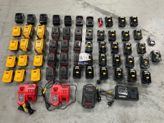 Mixed Non-Functioning Batteries & Chargers