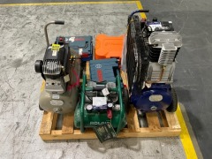 Pallet of Faulty Compressors and Assorted Power Tools - 10
